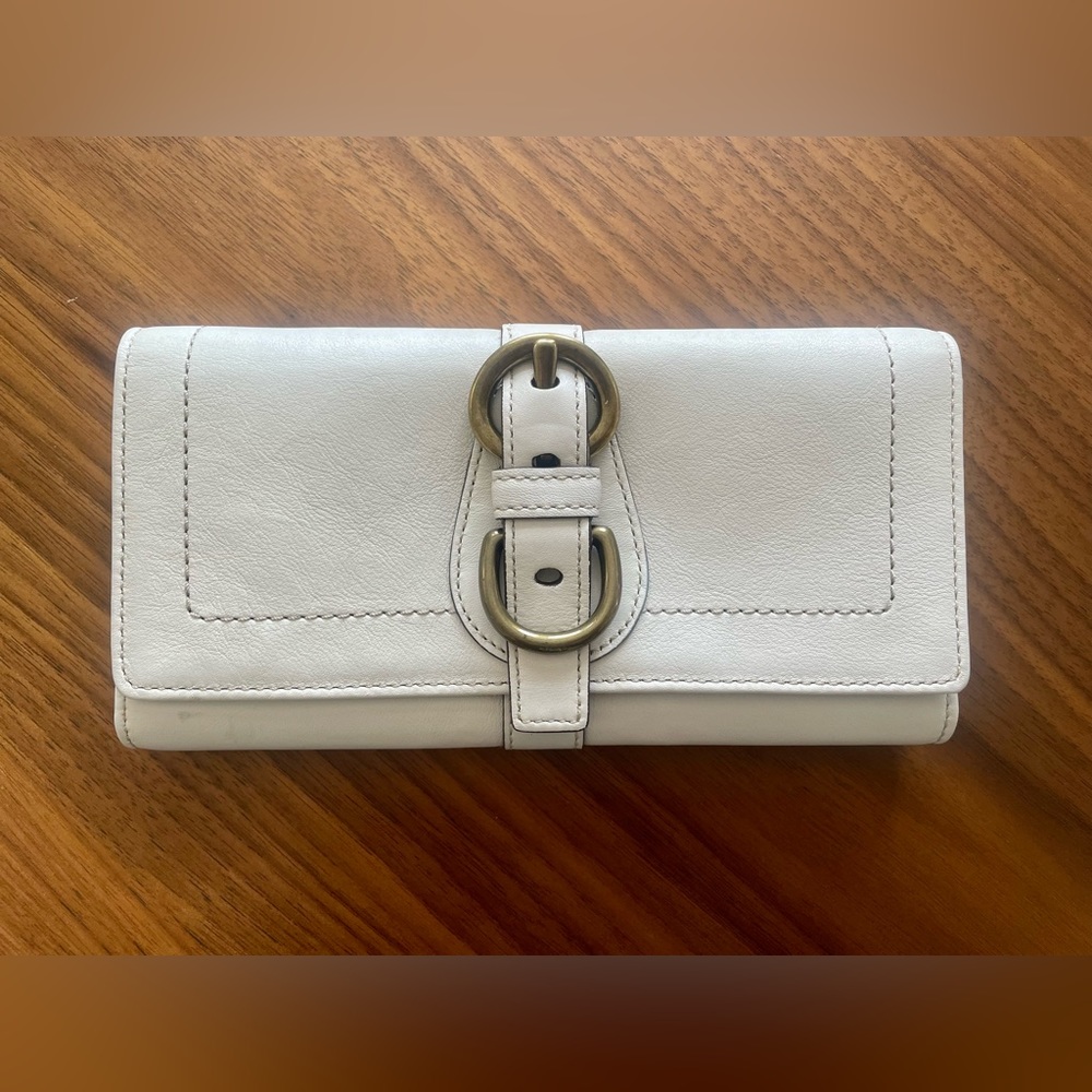 Authentic Coach Wallet with Teal Interior & Original Tags